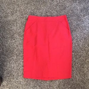 J crew pencil skirt. Hot pink. Size 8